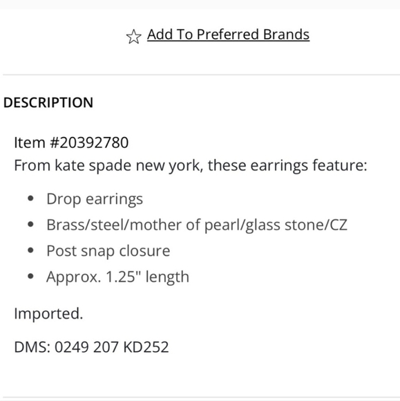 🔹️Kate Spade🔹️ Evil Eye All Seeing Huggie Drop Earrings [$78 MSRP] - Picture 3 of 3